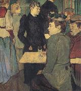 Henri  Toulouse-Lautrec Un Coin du Moulin de la Galette oil painting